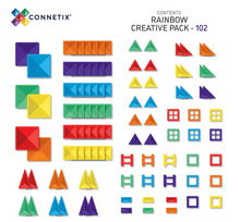 Load image into Gallery viewer, Connetix 102 Rainbow Creative Pack