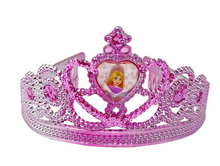 Load image into Gallery viewer, Pink Poppy Disney Rapunzel Heart Gemstone Crown
