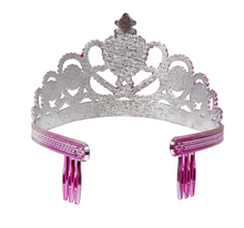 Load image into Gallery viewer, Pink Poppy Disney Rapunzel Heart Gemstone Crown