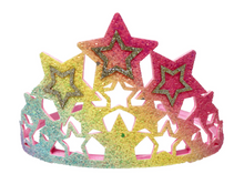 Load image into Gallery viewer, Pink Poppy Unicorn Dreamer Rainbow Star Soft Glitter Crown