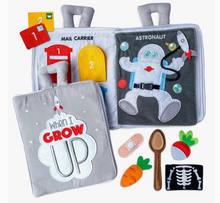 Load image into Gallery viewer, Curious Columbus Fabric Quiet Book - When I grow Up