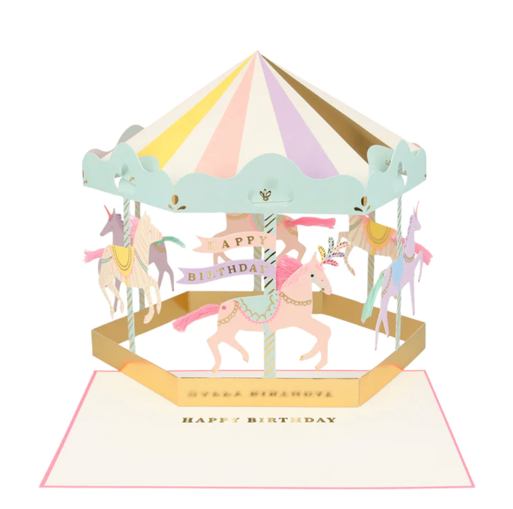 Birthday Card 3D Carousel