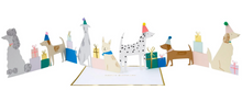 Load image into Gallery viewer, Birthday Card Dog Party Concertina
