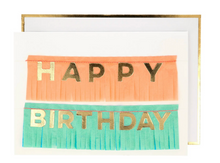 Load image into Gallery viewer, Birthday Card Happy Birthday Garland

