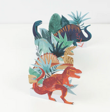 Load image into Gallery viewer, Birthday Card Dinosaur Concertina
