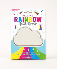 Load image into Gallery viewer, Fizzing Rainbow Cloud Bath Bomb
