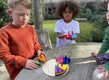 Load image into Gallery viewer, Freckled Frog Rainbow Party Cake