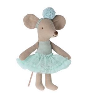 Maileg Ballerina Mouse Little Sister Mint