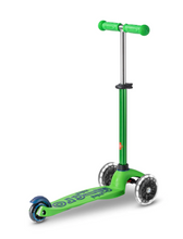 Load image into Gallery viewer, Micro Mini Deluxe Scooter - Green Blue LED