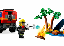 Load image into Gallery viewer, Lego City 4x4 Fire Truck with Rescue Boat 60412