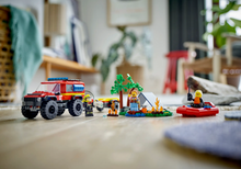 Load image into Gallery viewer, Lego City 4x4 Fire Truck with Rescue Boat 60412