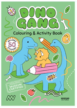 Load image into Gallery viewer, Dino Gang Colouring & Activity Book