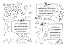 Load image into Gallery viewer, Dino Gang Colouring & Activity Book