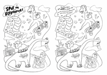 Load image into Gallery viewer, Dino Gang Colouring & Activity Book