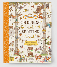 Load image into Gallery viewer, Brown Bear Wood Colouring &amp; Spotting Book
