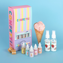 Load image into Gallery viewer, Confetti Blue Ice Cream Scented Perfume Making Kit