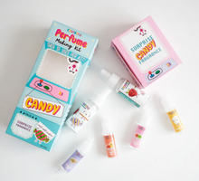Load image into Gallery viewer, Confetti Blue Candy Scented Perfume Making Kit