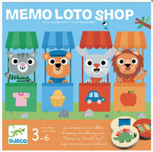 Load image into Gallery viewer, Djeco Memo Loto Shop Game
