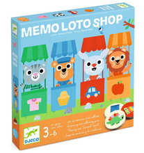 Load image into Gallery viewer, Djeco Memo Loto Shop Game
