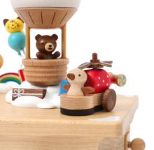Load image into Gallery viewer, Wooderful Life Birthday Hot Air Balloon Music Box