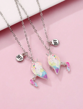 Load image into Gallery viewer, Best Friends Forever Necklace Set Unicorn
