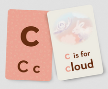 Load image into Gallery viewer, Brown Bear Wood: Let's Learn Our ABC's Flas Cards