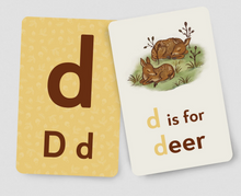 Load image into Gallery viewer, Brown Bear Wood: Let's Learn Our ABC's Flas Cards