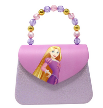 Load image into Gallery viewer, Pink Poppy Disney Rapunzel Print Handbag