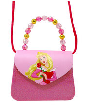 Load image into Gallery viewer, Pink Poppy Disney Aurora Print Handbag