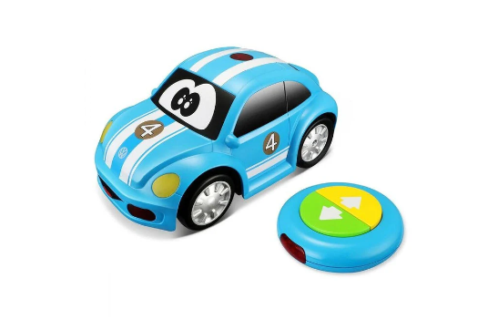 BBJunior Easy Play Remote Control Volkswagon Beetle Blue Racing