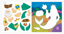 Load image into Gallery viewer, First Colour By Sticker Book Mermaids & More