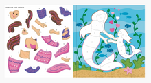 Load image into Gallery viewer, First Colour By Sticker Book Mermaids & More