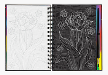 Load image into Gallery viewer, Scratch & Sketch Extreme Flowers