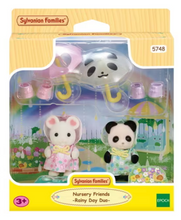 Load image into Gallery viewer, Sylvanian Families Nursery Friends Rainy Day Duo