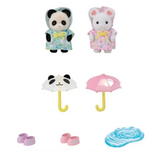 Load image into Gallery viewer, Sylvanian Families Nursery Friends Rainy Day Duo