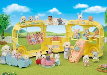 Load image into Gallery viewer, Sylvanian Families Rainbow Fun Nursery Bus