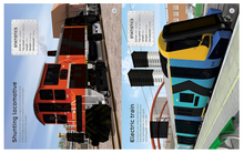 Load image into Gallery viewer, Usborne Build Your Own Trains Sticker Book