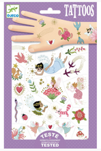 Load image into Gallery viewer, Djeco Fairy Friends Temporary Tattoos