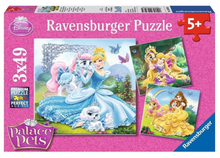 Load image into Gallery viewer, Ravensburger Disney Belle, Cinderella & Rapunzel 3 X 49 Piece
