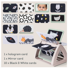 Load image into Gallery viewer, Taf Toys Black & White Spinning Book