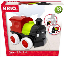 Load image into Gallery viewer, Brio Steam & Go Train 30411