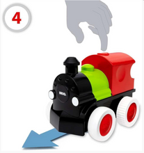 Load image into Gallery viewer, Brio Steam & Go Train 30411
