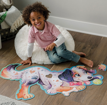 Load image into Gallery viewer, Peaceable Kingdom Floor Puzzle Puppy