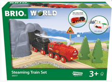 Load image into Gallery viewer, Brio Steaming Train Set 36017