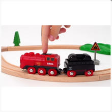 Load image into Gallery viewer, Brio Steaming Train Set 36017
