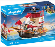 Load image into Gallery viewer, Playmobil Pirate Ship 71418
