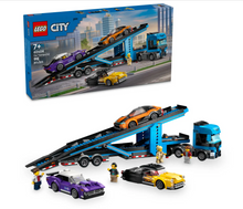 Load image into Gallery viewer, Lego City Car Transporter Truck with Sports Cars 60408