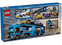 Load image into Gallery viewer, Lego City Car Transporter Truck with Sports Cars 60408