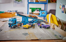 Load image into Gallery viewer, Lego City Car Transporter Truck with Sports Cars 60408