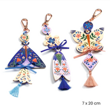 Load image into Gallery viewer, Djeco Do It Yourself Butterfly Bag Charms